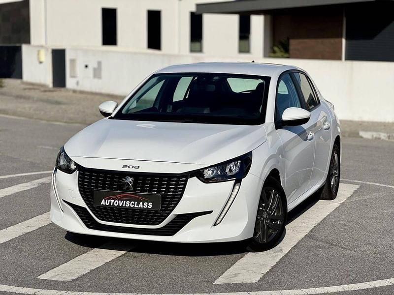 Branco Usado 2021 Peugeot 208 Business-Line Citadino | € 13.000 (Preço justo) - Imagem 1/4