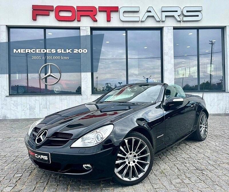 Preto Usado 2005 Mercedes SLK200 Cabrios | € 15.990 - Imagem 1/4