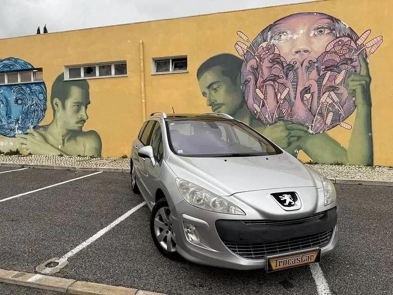 Usado Peugeot 308 SW 110 HP (80 kW) 2009 Cinzento Carrinha