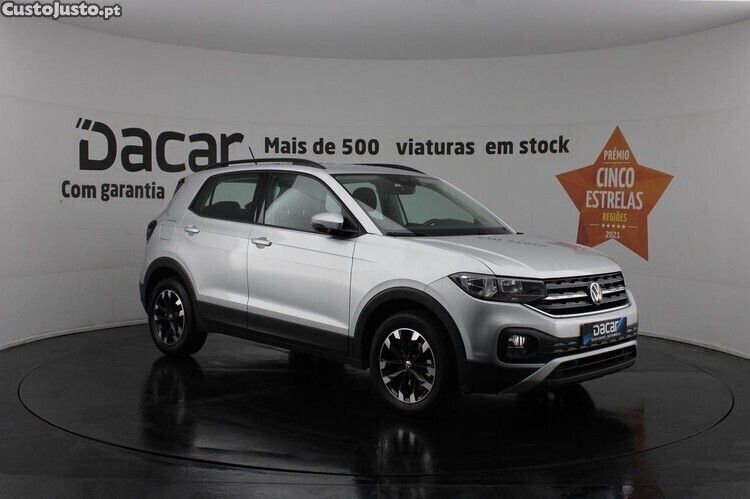 Cinza Usado 2022 VW T-Cross Life SUV | € 18.499 (Preço justo) - Imagem 1/1
