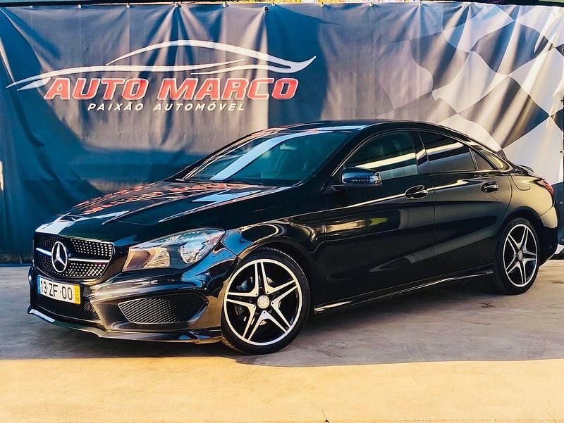 Preto Usado 2014 Mercedes CLA180 AMG line Sedan | € 18.900 (Preço justo) - Imagem 1/4