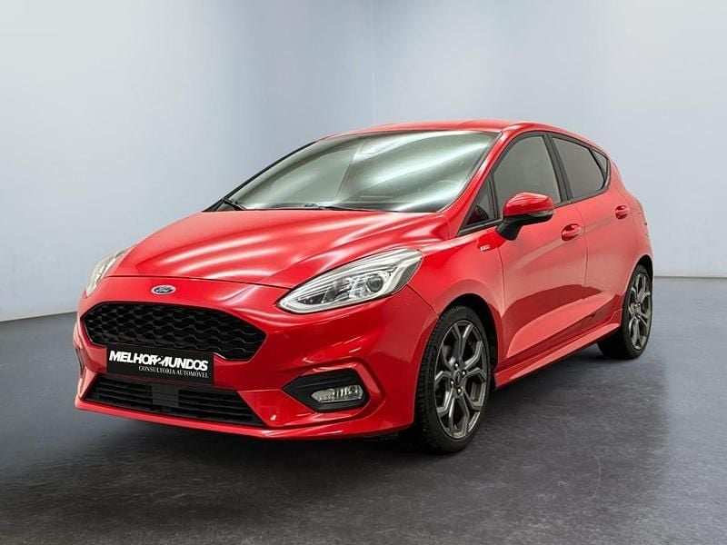 Vermelho Usado 2018 Ford Fiesta ST-Line Citadino | € 9.990 (Bom preço) - Imagem 1/4