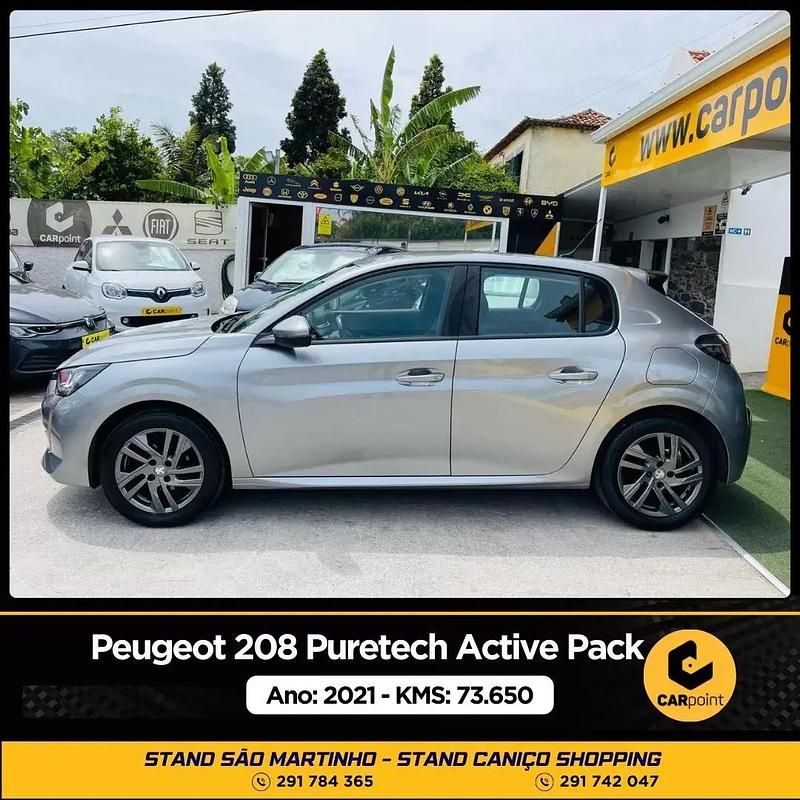Usado Peugeot 208 Active 75 HP (55 kW) 2021 Cinza Citadino
