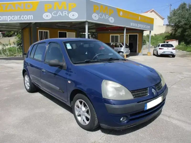 Azul Usado 2004 Renault Clio II | € 3.900 (Preço justo) - Imagem 1/4