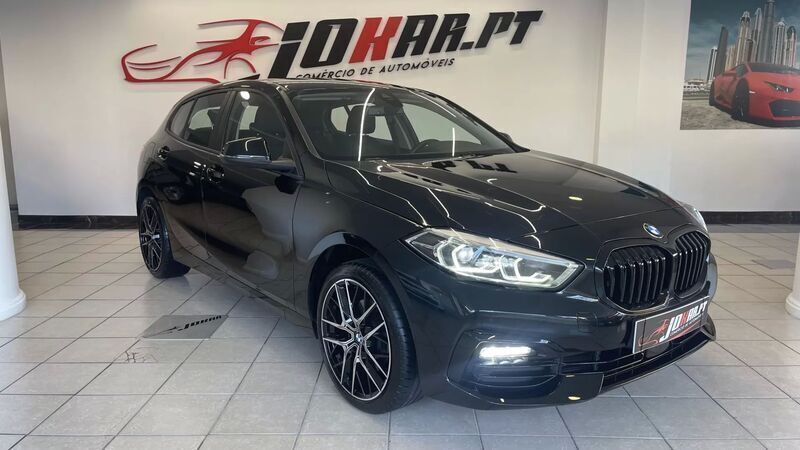 Preto Usado 2022 BMW 116 Sport Line Citadino | € 24.990 (Bom preço) - Imagem 1/4