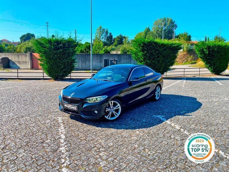 Preto Usado 2014 BMW 218 Coupé | € 18.990 - Imagem 1/4