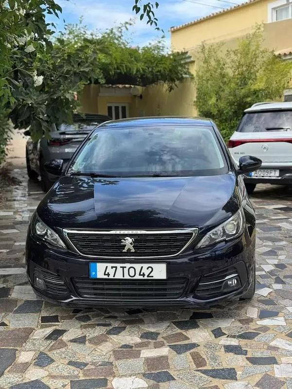 Azul Usado 2017 Peugeot 308 SW Carrinha | € 12.500 - Imagem 1/4