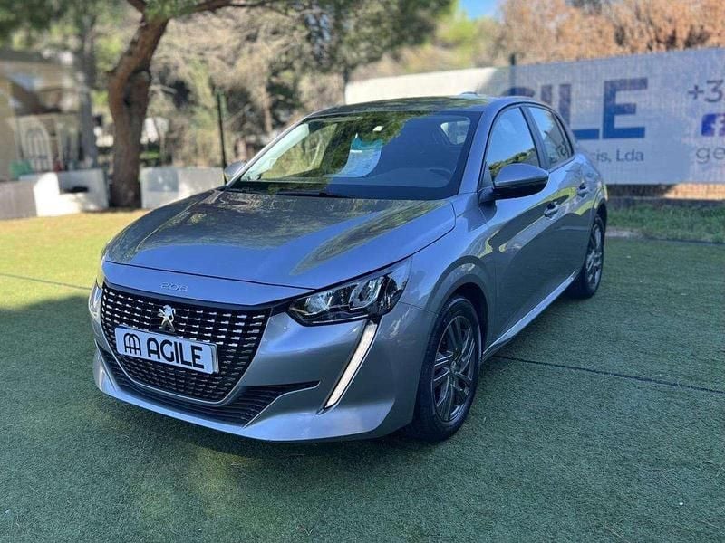 Cinzento Usado 2021 Peugeot 208 Citadino | € 13.400 (Bom preço) - Imagem 1/4