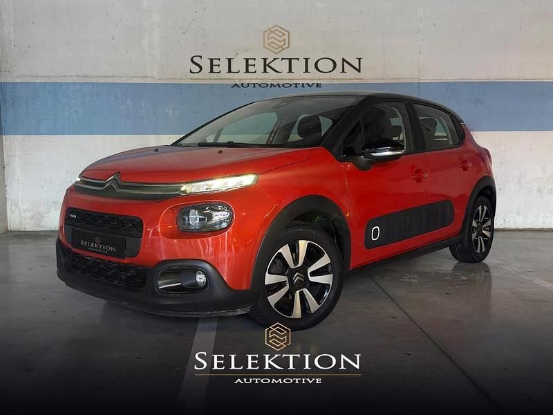 Laranja Usado 2017 Citroën C3 PureTech Citadino | € 10.900 (Preço elevado) - Imagem 1/4