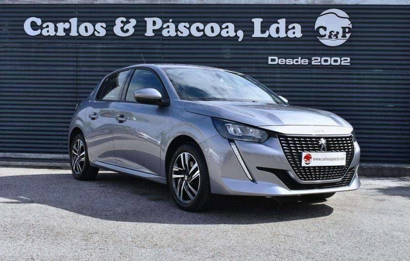 Cinzento Usado 2021 Peugeot 208 Allure Citadino | € 17.950 (Caro) - Imagem 1/4