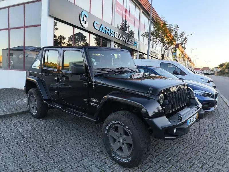 Preto Usado 2008 Jeep Wrangler Unlimited Sahara SUV | € 32.890 - Imagem 1/4