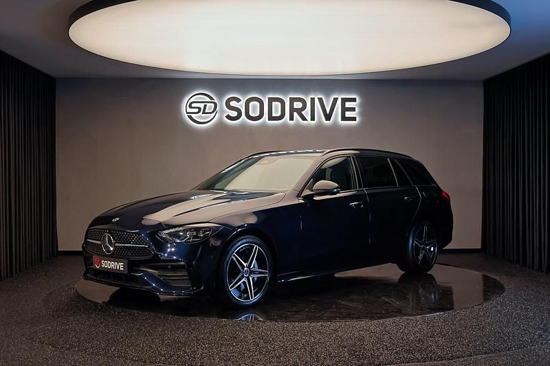 Azul Usado 2022 Mercedes C300 AMG line Carrinha | € 43.900 (Preço justo) - Imagem 1/4