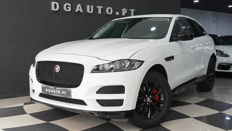 Branco Usado 2021 Jaguar F-Pace Prestige SUV | € 46.490 - Imagem 1/4