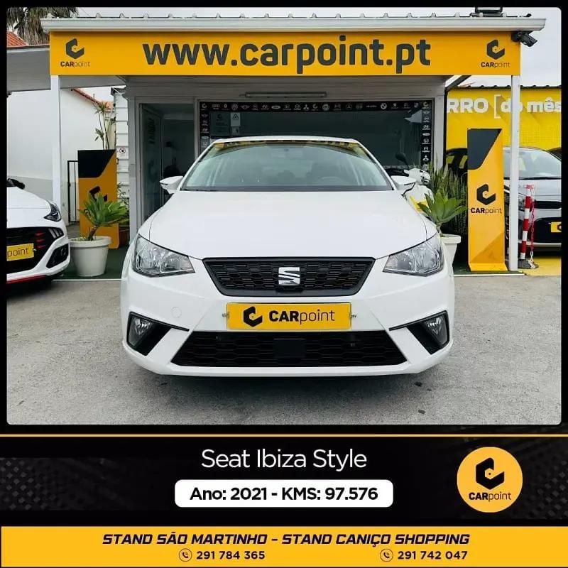 Branco Usado 2021 Seat Ibiza Citadino | € 15.900 (Preço justo) - Imagem 1/4