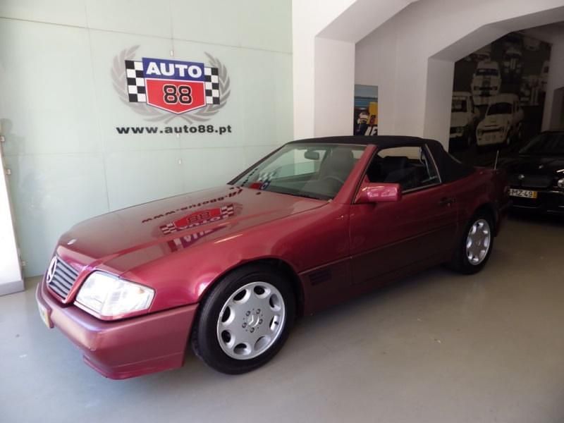 Vermelho Usado 1994 Mercedes SL280 Cabrios | € 19.900 - Imagem 1/4