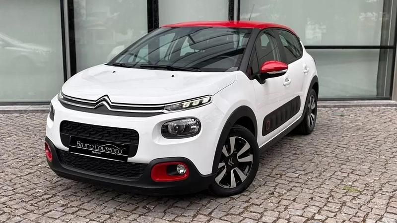 Branco Usado 2019 Citroën C3 Feel Citadino | € 12.900 (Preço justo) - Imagem 1/4