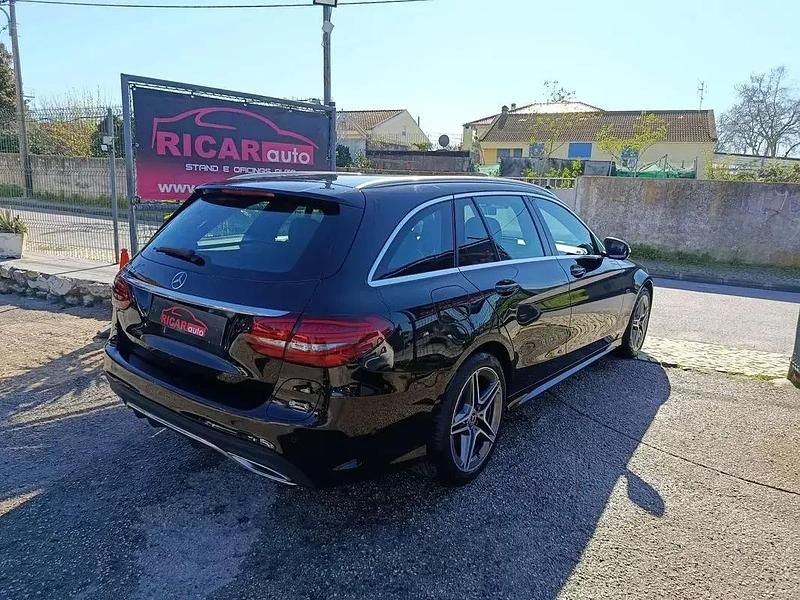 Usado Mercedes C300e AMG line 306 HP (225 kW) 2020 Preto Carrinha