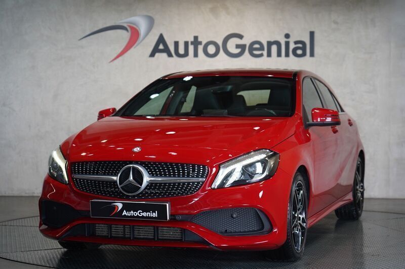 Vermelho Usado 2016 Mercedes A180 AMG line Citadino | € 21.990 (Caro) - Imagem 1/4