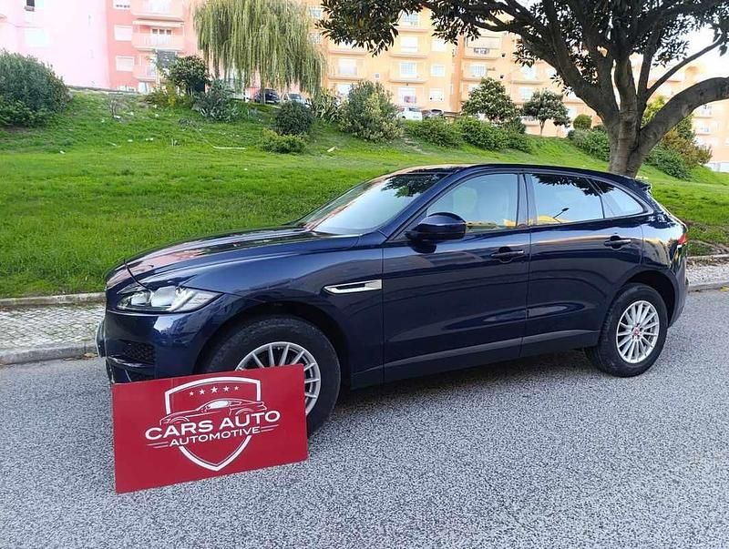 Azul Usado 2016 Jaguar F-Pace Prestige SUV | € 18.999 (Super Preço) - Imagem 1/4