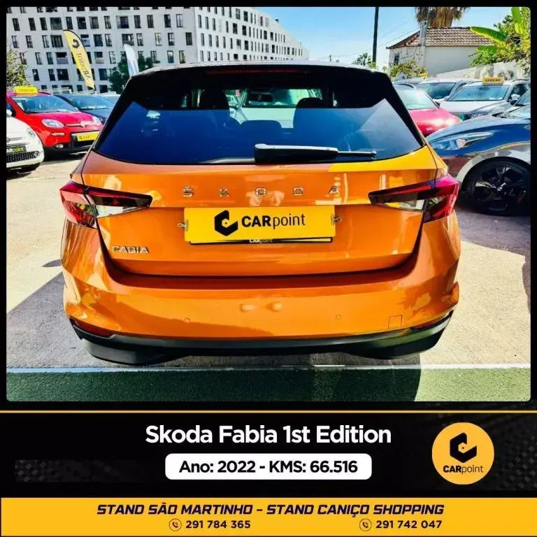Usado Skoda Fabia 110 HP (80 kW) 2022 Laranja Citadino