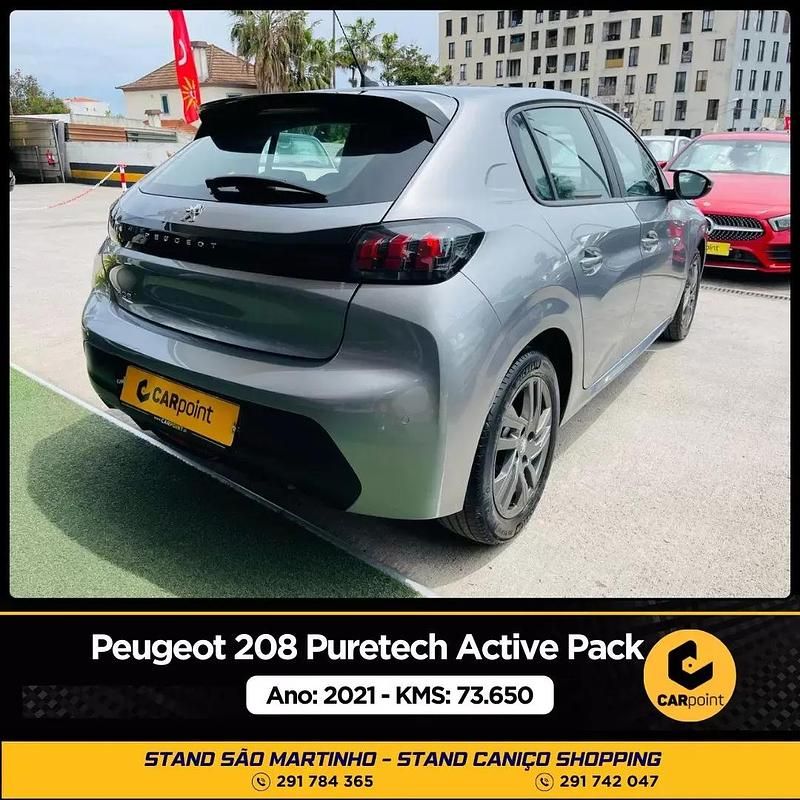 Usado Peugeot 208 Active 75 HP (55 kW) 2021 Cinza Citadino