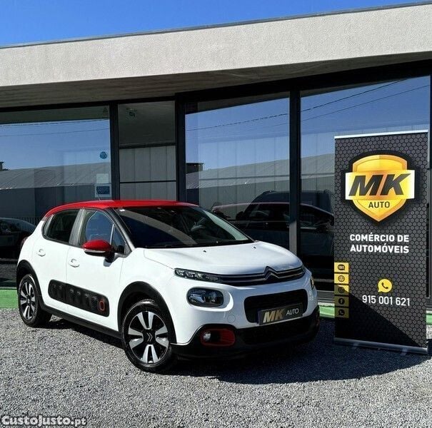 Branco Usado 2019 Citroën C3 Feel Citadino | € 12.750 (Preço justo) - Imagem 1/1