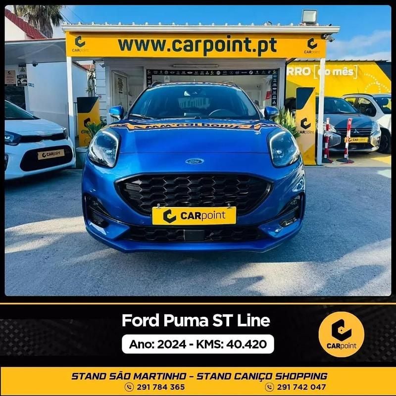 Azul Usado 2024 Ford Puma ST-Line SUV | € 23.900 (Caro) - Imagem 1/4