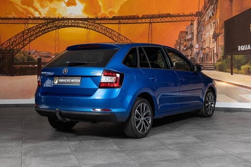 Usado Skoda Rapid Ambition 90 HP (66 kW) 2016 Azul