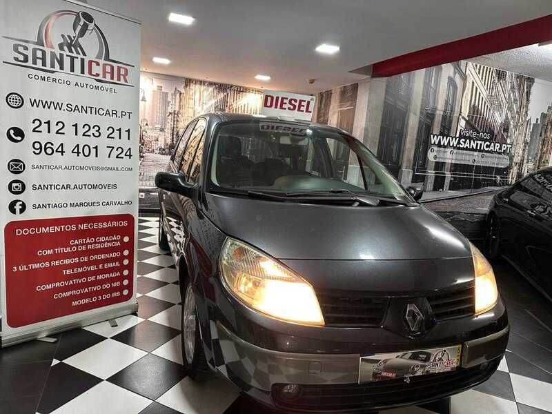 Cinza Usado 2004 Renault Scénic II Dynamique Monovolume | € 3.990 (Preço elevado) - Imagem 1/4