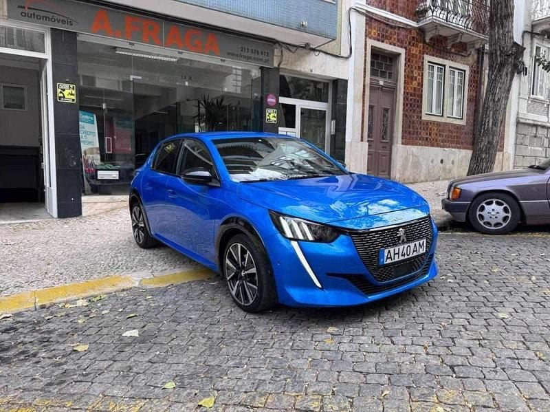 Azul Usado 2021 Peugeot 208 Citadino | € 15.000 (Preço justo) - Imagem 1/4