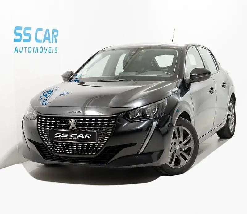 Preto Usado 2022 Peugeot 208 Allure Citadino | € 13.990 (Bom preço) - Imagem 1/4