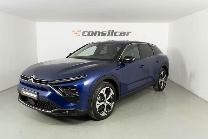 Azul Usado 2023 Citroën C5 X PureTech Carrinha | € 20.980 (Preço justo) - Imagem 1/4
