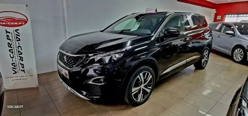 Preto Usado 2019 Peugeot 5008 GT-line Monovolume | € 20.950 (Bom preço) - Imagem 1/4