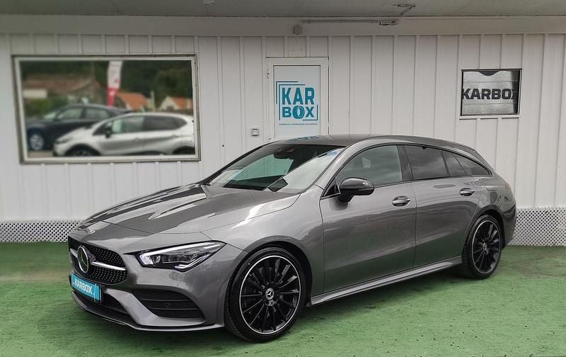 Cinza Usado 2020 Mercedes CLA220 Shooting Brake AMG line Carrinha | € 38.500 - Imagem 1/4