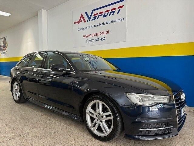 Azul Usado 2015 Audi A6 S-Line Carrinha | € 19.900 (Preço justo) - Imagem 1/4