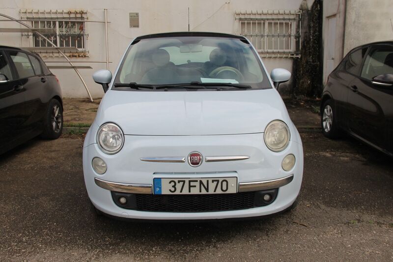 Azul Usado 2008 Fiat 500 Lounge Citadino | € 7.000 (Caro) - Imagem 1/4