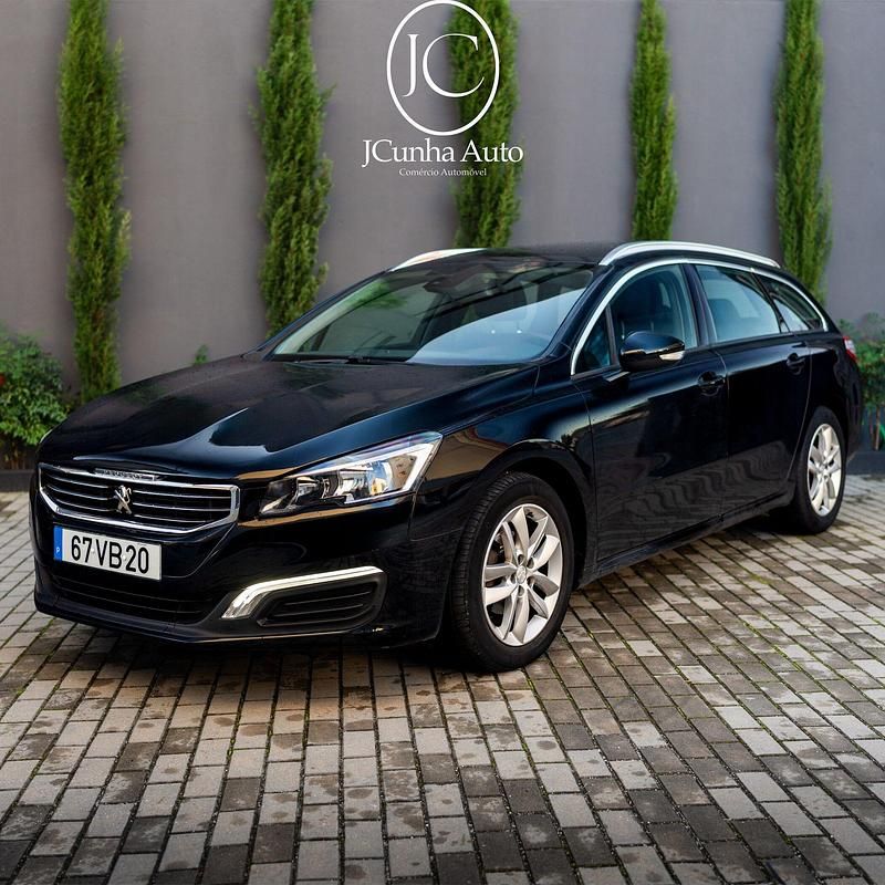 Preto Usado 2015 Peugeot 508 Active Sedan | € 8.500 (Bom preço) - Imagem 1/4