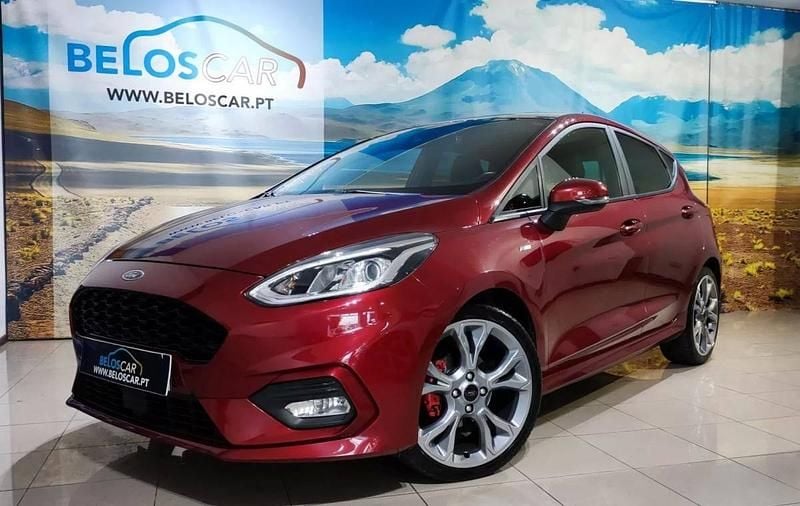 Vermelho Usado 2018 Ford Fiesta ST-Line Citadino | € 12.990 (Preço justo) - Imagem 1/4