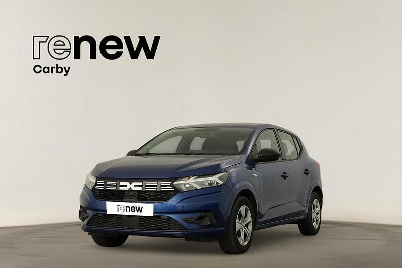 Azul Usado 2024 Dacia Sandero Essentiel Citadino | € 16.990 (Preço justo) - Imagem 1/4