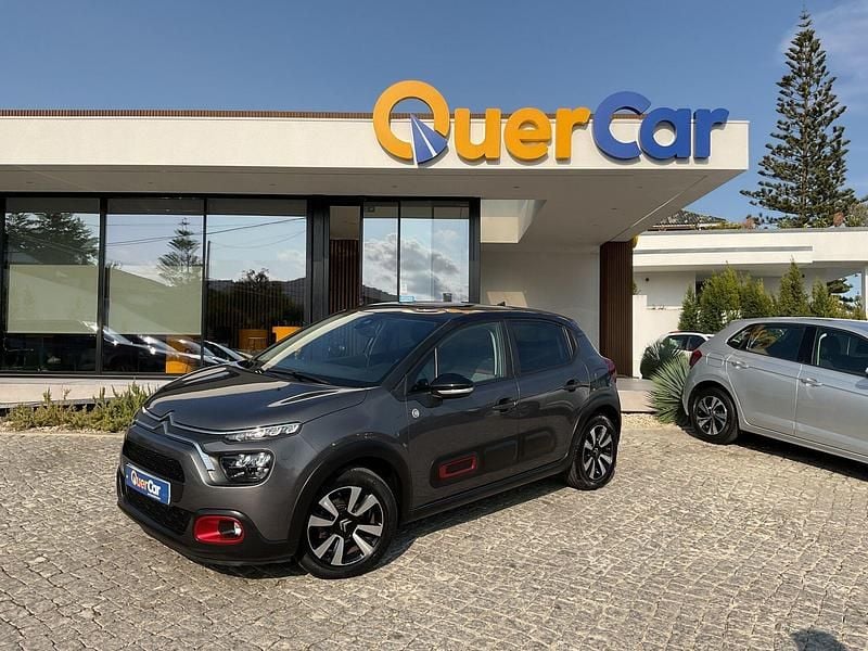 Cinza Usado 2021 Citroën C3 Feel Citadino | € 13.900 (Bom preço) - Imagem 1/4