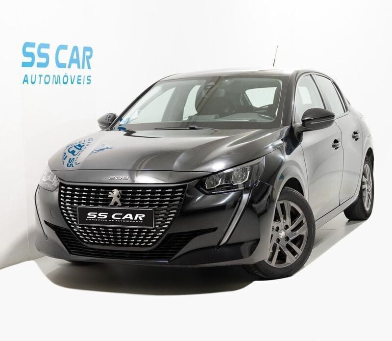 Preto Usado 2021 Peugeot 208 Active Citadino | € 13.540 (Bom preço) - Imagem 1/4