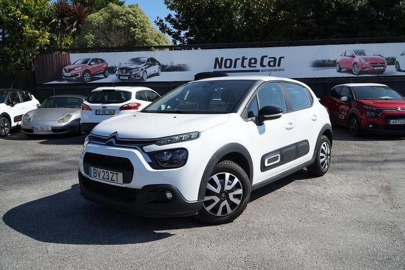 Branco Usado 2021 Citroën C3 PureTech Citadino | € 9.990 (Super Preço) - Imagem 1/4