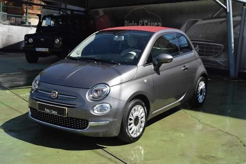 Cinzento Usado 2019 Fiat 500C Cabrios | € 10.990 (Super Preço) - Imagem 1/4