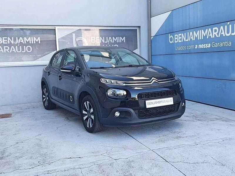 Preto Usado 2020 Citroën C3 Feel Citadino | € 12.500 (Preço justo) - Imagem 1/4
