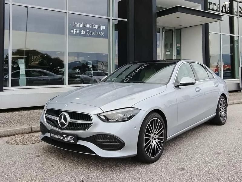 Prata Usado 2022 Mercedes C200 Avantgarde Sedan | € 45.700 - Imagem 1/4