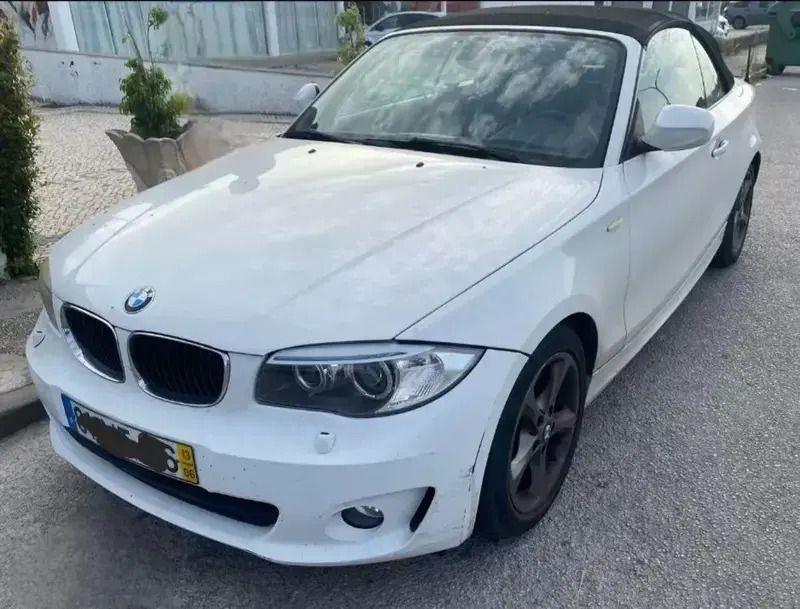 Branco Usado 2013 BMW 118 Cabriolet Cabrios | € 13.990 - Imagem 1/4