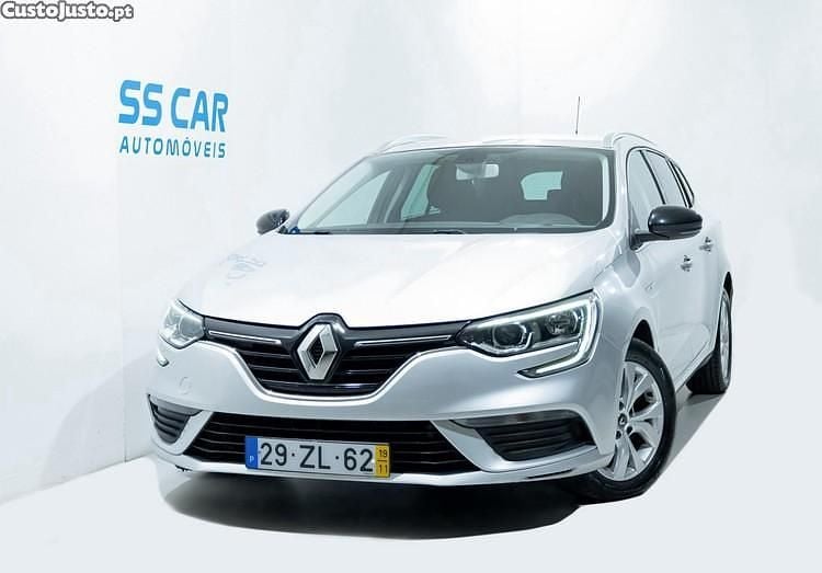 Cinza Usado 2019 Renault Mégane GrandTour LIMITED Carrinha | € 12.490 (Bom preço) - Imagem 1/1