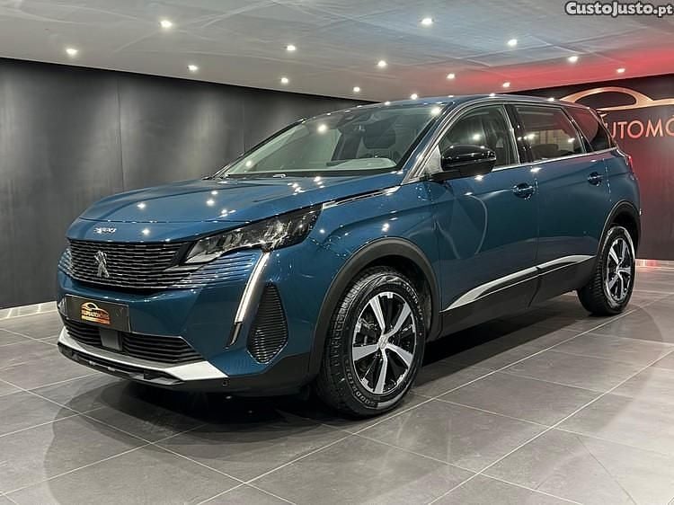 Azul Usado 2021 Peugeot 5008 Allure SUV | € 22.900 (Preço elevado) - Imagem 1/1