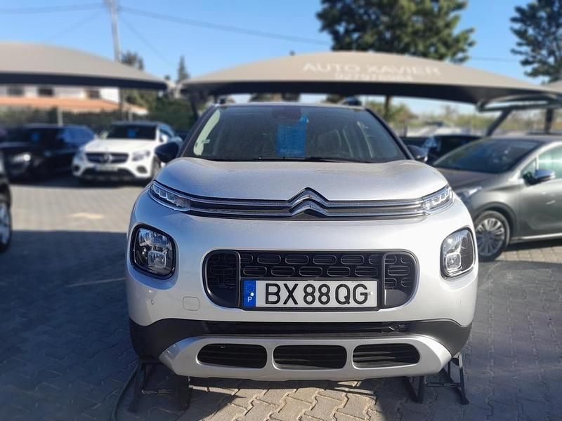 Cinzento Usado 2019 Citroën C3 Aircross PureTech SUV | € 14.900 (Preço elevado) - Imagem 1/4