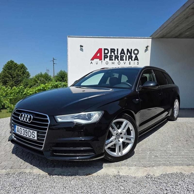 Preto Usado 2018 Audi A6 S-Line Carrinha | € 23.500 (Preço justo) - Imagem 1/4
